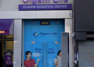 2914 3rd Avenue, Bronx, NY. – OLGAM LIFE Plasma Donation Center